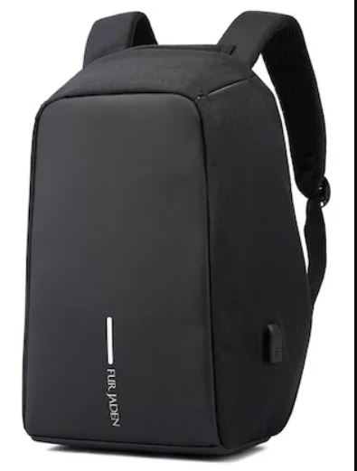 FUR JADEN Anti Theft Laptop Backpack with USB Charging
